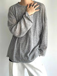 Men's Plus Size Heathered Long-Sleeve T-Shirt view 1