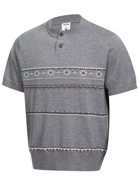 Men's Short Sleeve Knit Top