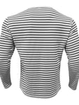 Men's Full Size Striped Long Sleeve T-Shirt Plus Size view 7