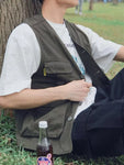 Men's Multi-Pocket Cargo Vest view 3