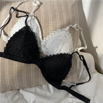French Lace Triangle Bralette view 1