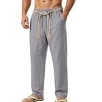 Linen Drawstring Trousers view 7