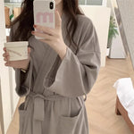 Waffle-Weave Robe view 2
