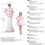 Long-Sleeve Lace A-Line Evening Gown view 3