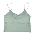 Ice Silk Tank Bra Top view 6