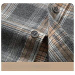 100% Cotton Plaid Flannel Shirt view 5