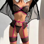 Lace Garter Lingerie Set view 9