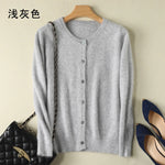 Mink Cashmere Cardigan view 17
