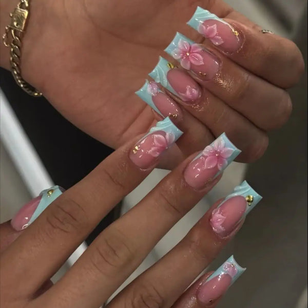 Y2K Handmade Coffin Press-On Nails