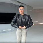 Faux Leather Moto Jacket view 1