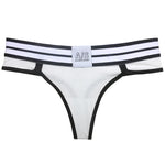 Contrast-Trim Low-Rise Thong view 6