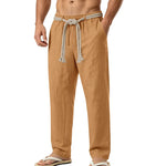 Linen Drawstring Trousers view 10
