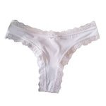 Satin Silk Ruffle Thong view 9
