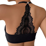 Backless Ribbed Bra view 1
