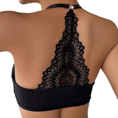 Backless Ribbed Bra