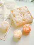 Hand-Shaped Rose Candles, Set of 4 view 4