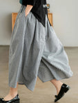 Houndstooth Wide-Leg Trousers view 9