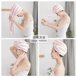 Quick-Dry Hair Turban Towel view 3