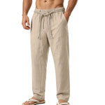 Linen Drawstring Trousers view 13