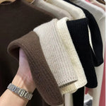 Velvet-Lined Turtleneck Sweater view 5