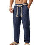 Linen Drawstring Trousers view 8