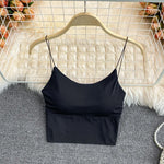 Ice Silk Tank Bra Top view 7