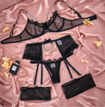 Lace Garter Lingerie Set view 3