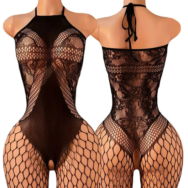 Lace Bodysuit, Open Design