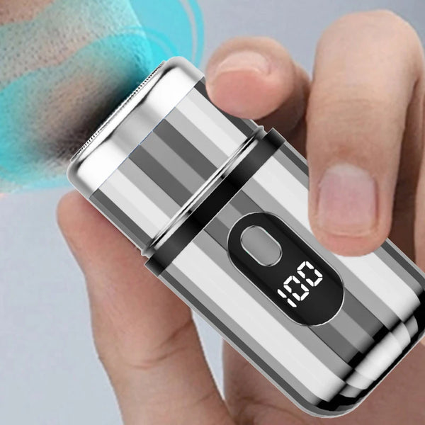 Pocket Electric Shaver -- Travel-Ready Capsule Razor