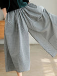 Houndstooth Wide-Leg Trousers view 5