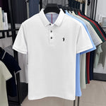 Men's Cotton Embroidered Polo Shirt view 3