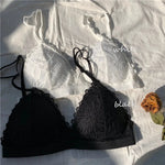 French Lace Triangle Bralette view 2