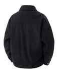 Men's Plus Size Corduroy Button Up Casual Jacket view 4